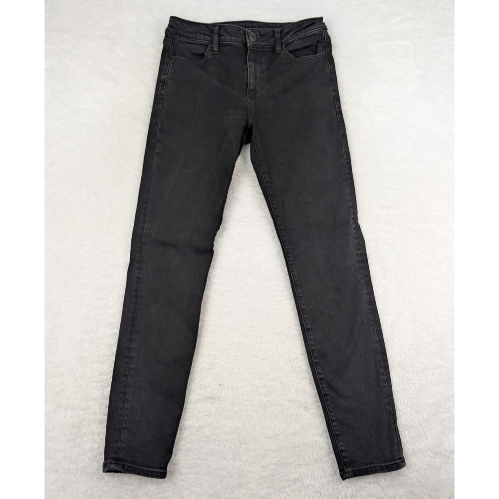 American Eagle Jeans Women's 10 Black Hi Rise Jegging Next Level Stretch